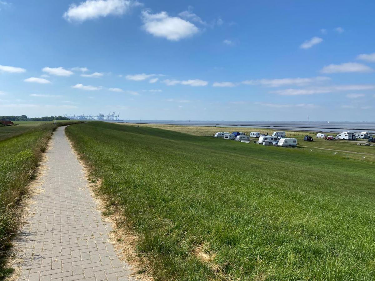 Ferienhaus Wieden Am Deich Wurster Nordseekuste Eksteriør bilde